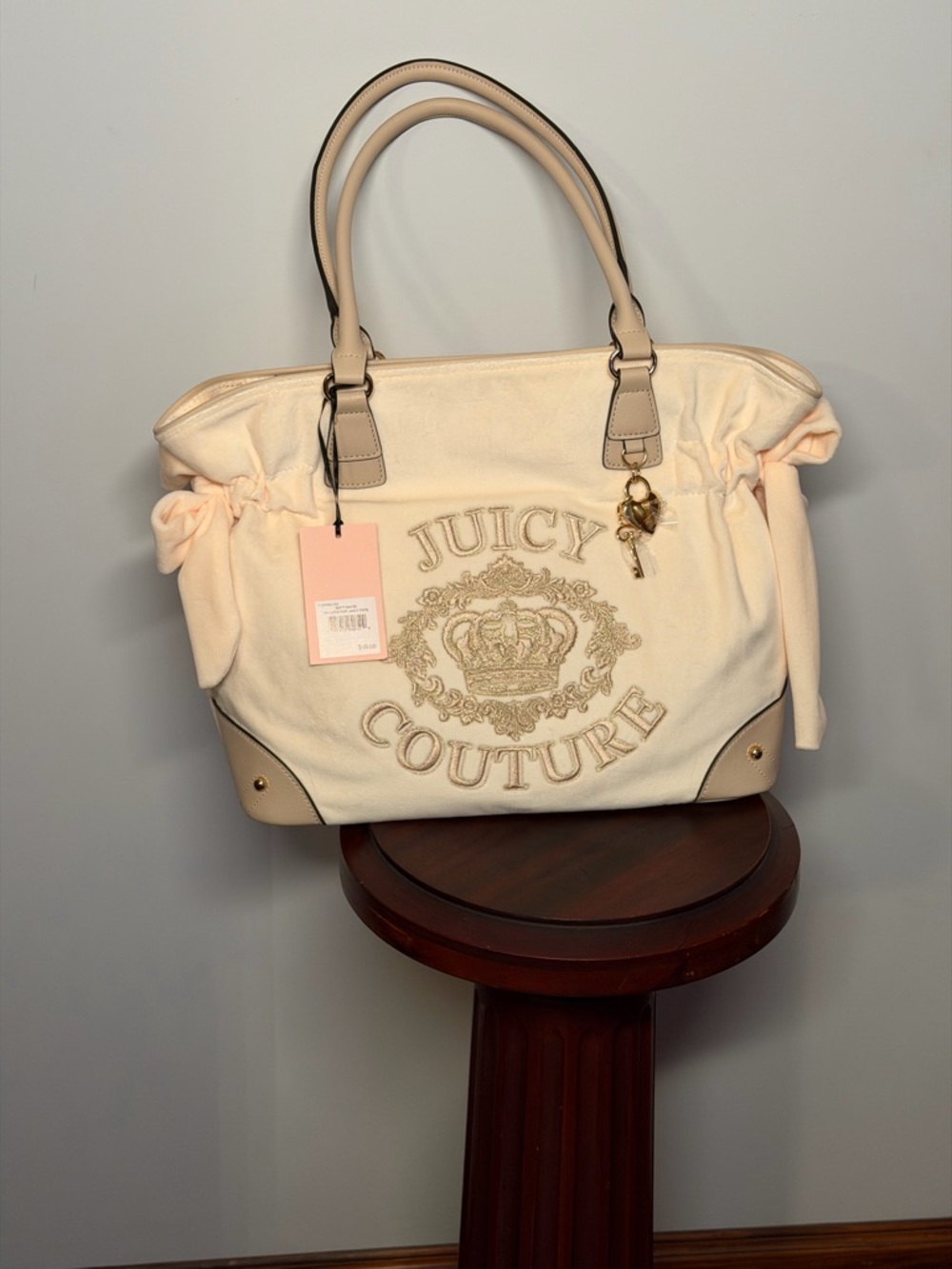 Juicy Couture Cream Embroidered Logo Satchel Duo - Picture 2 of 16